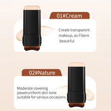 Load image into Gallery viewer, Velvet Moist Light Eraser Foundation Stick with Brush Long-Lasting Flawless Concealer Cream Makeup for Face Beauty Cosmetic