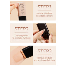 Load image into Gallery viewer, Velvet Moist Light Eraser Foundation Stick with Brush Long-Lasting Flawless Concealer Cream Makeup for Face Beauty Cosmetic