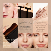 Load image into Gallery viewer, Velvet Moist Light Eraser Foundation Stick with Brush Long-Lasting Flawless Concealer Cream Makeup for Face Beauty Cosmetic