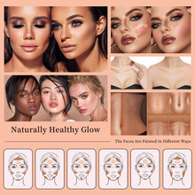 Load image into Gallery viewer, 3pcs/set Contour Sticks Highlighter Stick Blush Stick Cream Contour Including Contour Brush Creates Facial Contours Makeup Cosmetic