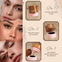 Load image into Gallery viewer, Waterproof Freckle Stamp Pen Natural Lifelike Fake Freckle Stamper Long Lasting Sun-kissed Makeup Freckle Cushion Stamp