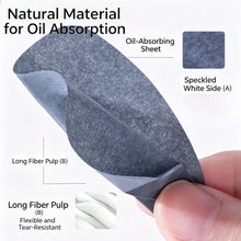 Load image into Gallery viewer, 150Pcs Facial Oil-Blotting Paper with Mirror & Puff for Makeup Setting Portable Oil-Control Oil-absorbing Wood Pulp Paper