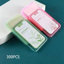 Load image into Gallery viewer, 300Pcs Face Oil Absorbing Paper Summer Oil Control Wipes Absorbing Sheet Oily Paper Face Cleansing Makeup Tool Face Oil Blotting