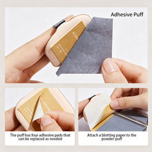 Load image into Gallery viewer, 100Pcs Facial Oil-Blotting Paper with Mirror Removes Shine Without Destroying Makeup Portable Face Oil Control Tool