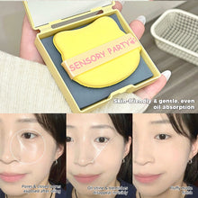 Load image into Gallery viewer, 100Pcs Facial Oil-Blotting Paper with Mirror Removes Shine Without Destroying Makeup Portable Face Oil Control Tool