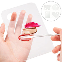 Load image into Gallery viewer, Acrylic Foundation Mixing Palette Makeup Color Mixing Tray for Liquid Foundation Lipstick Concealer Nail Art Polish Blending Board Easy-Clean Cosmetic Palette