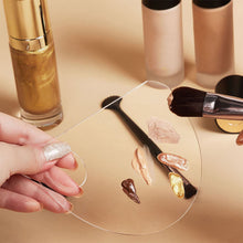 Load image into Gallery viewer, Acrylic Foundation Mixing Palette Makeup Color Mixing Tray for Liquid Foundation Lipstick Concealer Nail Art Polish Blending Board Easy-Clean Cosmetic Palette