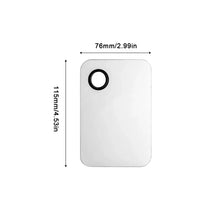 Load image into Gallery viewer, Stainless Steel Makeup Mixing Palette Foundation Spatula Makeup MixingTray Nail Art Palet Beauty Tools