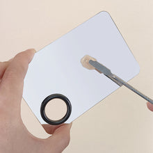 Load image into Gallery viewer, Stainless Steel Makeup Mixing Palette Foundation Spatula Makeup MixingTray Nail Art Palet Beauty Tools