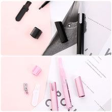 Load image into Gallery viewer, Electric Eyebrow Trimmer Stainless Steel Head Multifunctional Eyebrow Shaver for Multiple Brow Shapes Facial Hair Remover
