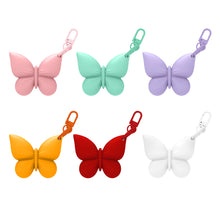 Load image into Gallery viewer, Butterfly Silicone Portable Lipstick Case Secure Grip Anti-Fall Lipstick Holder Protective Lipstick Cover with No Falling Out Even When Shaken