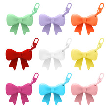 Load image into Gallery viewer, Silicone Bowknot Portable Lipstick Case Secure Grip Anti-Fall Lipstick Holder Protective Lipstick Cover with No Falling Out Even When Shaken