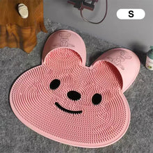 Load image into Gallery viewer, Foot Scrubber Mat for Shower Non-Slip Bath Mat Massage Pad for Exfoliating Dead Skin Anti-Slip Silicone Shower Mat for Washing Feet
