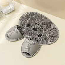 Load image into Gallery viewer, Foot Scrubber Mat for Shower Non-Slip Bath Mat Massage Pad for Exfoliating Dead Skin Anti-Slip Silicone Shower Mat for Washing Feet