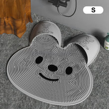Load image into Gallery viewer, Foot Scrubber Mat for Shower Non-Slip Bath Mat Massage Pad for Exfoliating Dead Skin Anti-Slip Silicone Shower Mat for Washing Feet