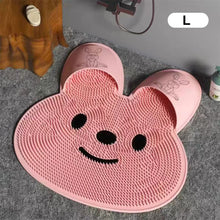 Load image into Gallery viewer, Foot Scrubber Mat for Shower Non-Slip Bath Mat Massage Pad for Exfoliating Dead Skin Anti-Slip Silicone Shower Mat for Washing Feet
