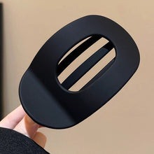 Load image into Gallery viewer, Korean Matte Oval Hair Clip Plastic Crab Hair Claw Elegant Spoon Shape Women Ponytail Hair Daliy Accessories