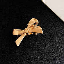 Load image into Gallery viewer, 1/2/4Pcs Elegant Cute Golden Silver Bow Hairpins Mini Fashion Hair Clip Women Daily Hair Decor Ornaments