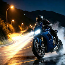 Load image into Gallery viewer, BA20D H4 P15D Motorcycle LED Driving Light High Power Scooter Spot Light with Yellow/White Lens Waterproof Fog Lamp