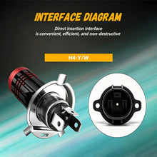 Load image into Gallery viewer, BA20D H4 P15D Motorcycle LED Driving Light High Power Scooter Spot Light with Yellow/White Lens Waterproof Fog Lamp