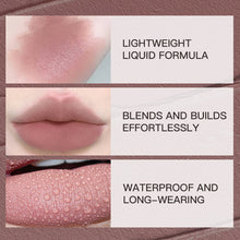 Load image into Gallery viewer, 6 Colors of Long-Lasting Velvet Nude Liquid Lipstick with Matte Texture Waterproof Non-Stick Cup Professional Lip Makeup Products