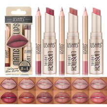 Load image into Gallery viewer, 2Pcs Lip Liner & Matte Lipstick Set Long Lasting Waterproof Non-Stick Cup Makeup Kit