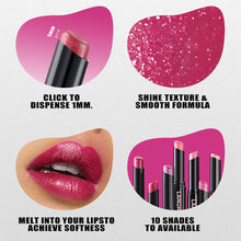 Load image into Gallery viewer, 10 Colors Pearl Lipstick Shimmer Metallic Finish, Slanted Tip Twist-Up Lip Crayon Long Lasting Moisturizing Lip Makeup