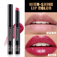 Load image into Gallery viewer, 10 Colors Pearl Lipstick Shimmer Metallic Finish, Slanted Tip Twist-Up Lip Crayon Long Lasting Moisturizing Lip Makeup