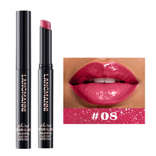 Load image into Gallery viewer, 10 Colors Pearl Lipstick Shimmer Metallic Finish, Slanted Tip Twist-Up Lip Crayon Long Lasting Moisturizing Lip Makeup