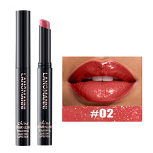 Load image into Gallery viewer, 10 Colors Pearl Lipstick Shimmer Metallic Finish, Slanted Tip Twist-Up Lip Crayon Long Lasting Moisturizing Lip Makeup