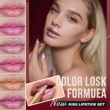 Load image into Gallery viewer, Pearl Glitter Lipstick Waterproof Long-Lasting Pearlescent Highly Pigmented Lip Tint Sparkling Lip Gloss