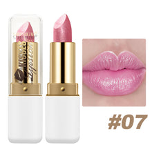 Load image into Gallery viewer, Pearl Glitter Lipstick Waterproof Long-Lasting Pearlescent Highly Pigmented Lip Tint Sparkling Lip Gloss