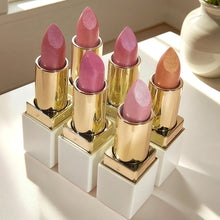 Load image into Gallery viewer, Pearl Glitter Lipstick Waterproof Long-Lasting Pearlescent Highly Pigmented Lip Tint Sparkling Lip Gloss