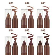 Load image into Gallery viewer, 6 Colors Matte Chocolate Lip Liner Pencil Set Waterproof Long Lasting Smudge Proof Lipstick Pencil Nude Brown Red Velvet Lip