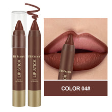 Load image into Gallery viewer, 6 Colors Matte Chocolate Lip Liner Pencil Set Waterproof Long Lasting Smudge Proof Lipstick Pencil Nude Brown Red Velvet Lip