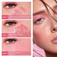 Load image into Gallery viewer, 4 Colors Liquid Blush & Eyeshadow 2-in-1 Lip Cheek Tint Shimmer Multi-Use Face Makeup Buildable Long Lasting Waterproof Pigment for Women