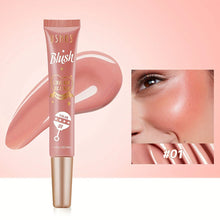 Load image into Gallery viewer, 4 Colors Liquid Blush & Eyeshadow 2-in-1 Lip Cheek Tint Shimmer Multi-Use Face Makeup Buildable Long Lasting Waterproof Pigment for Women