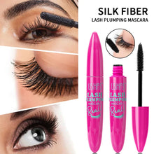 Load image into Gallery viewer, 4D Waterproof Fiber Mascara Long Lengthening & Volumizing Curl Liquid Black Lash Builder Smudge Proof For Natural Wispy Lashes