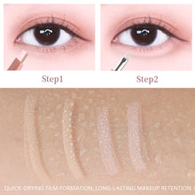 Load image into Gallery viewer, 2 in1 Double Ended Lying Silkworm Pencil Highlighter Nude Lower Eyelid Contour Aegyo-sal Eyeliner Makeup Stick with Detail Brush