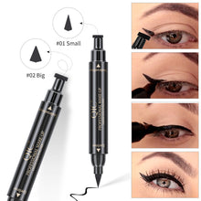 Load image into Gallery viewer, Black Wings Stamp Liquid Eyeliner Easy Cat Eye Template Makeup Tool Wing Long Lasting Waterproof Anti-sweat Eyeliner Stamp