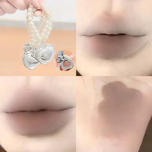 Load image into Gallery viewer, Mini Heart Shape Water Matte Mist Lip Glaze Creative Heart Pearl Pendant Lipstick Hydrating Moisturizing Long Lasting Lip Cosmetic