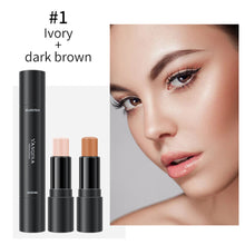 Load image into Gallery viewer, 2-in-1 Dual-ended Contour & Highlight Stick Multifunctional Facial Contour Stick Nose Shadow Long Lasting Waterproof Cosmetic