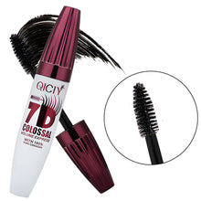 Load image into Gallery viewer, 7D Fiber Mascara Waterproof Long Lengthening Volumizing Curling Black Liquid Lash Builder False Lash Extension Effect