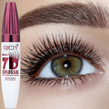 Load image into Gallery viewer, 7D Fiber Mascara Waterproof Long Lengthening Volumizing Curling Black Liquid Lash Builder False Lash Extension Effect
