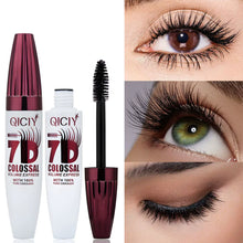 Load image into Gallery viewer, 7D Fiber Mascara Waterproof Long Lengthening Volumizing Curling Black Liquid Lash Builder False Lash Extension Effect