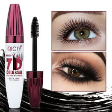Load image into Gallery viewer, 7D Fiber Mascara Waterproof Long Lengthening Volumizing Curling Black Liquid Lash Builder False Lash Extension Effect