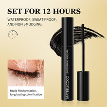 Load image into Gallery viewer, Waterproof Mascara Long Lengthening Curling Volume Sweat Proof Smudge Proof Non Flaking Black Liquid Lash Builder Extension Effect