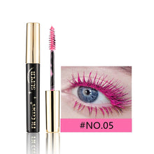 Load image into Gallery viewer, 12 Colors Colored Mascara Volumizing Curling Waterproof Rainbow Eye Makeup Purple Blue Pink Green Red Long Lasting Non Flaking Lash Builder