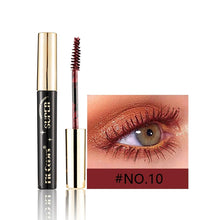 Load image into Gallery viewer, 12 Colors Colored Mascara Volumizing Curling Waterproof Rainbow Eye Makeup Purple Blue Pink Green Red Long Lasting Non Flaking Lash Builder