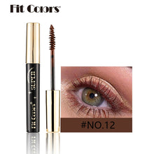 Load image into Gallery viewer, 12 Colors Colored Mascara Volumizing Curling Waterproof Rainbow Eye Makeup Purple Blue Pink Green Red Long Lasting Non Flaking Lash Builder